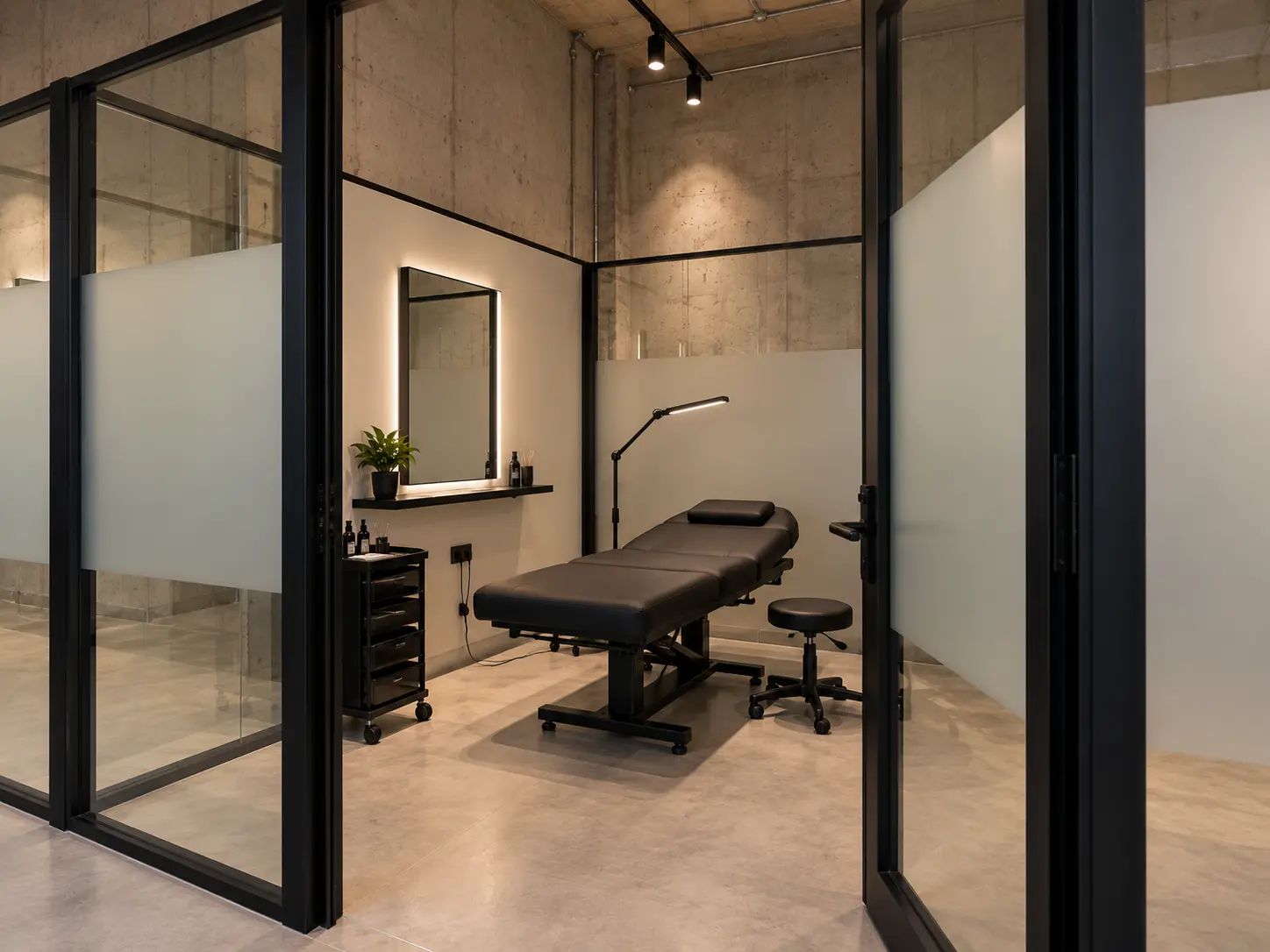 HostX lash and brow studio concept